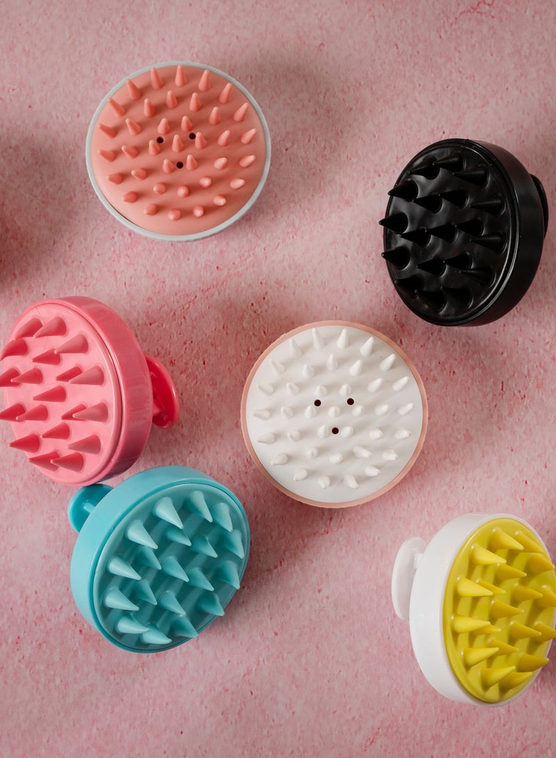 هيرز جهاز تدليك فروة الرأس بشعيرات سيليكون مرنة، أداة لتدليك الشعر والفروة لتعزيز الاسترخاء والدورة الدموية ونمو صحي للشعر - Image 2